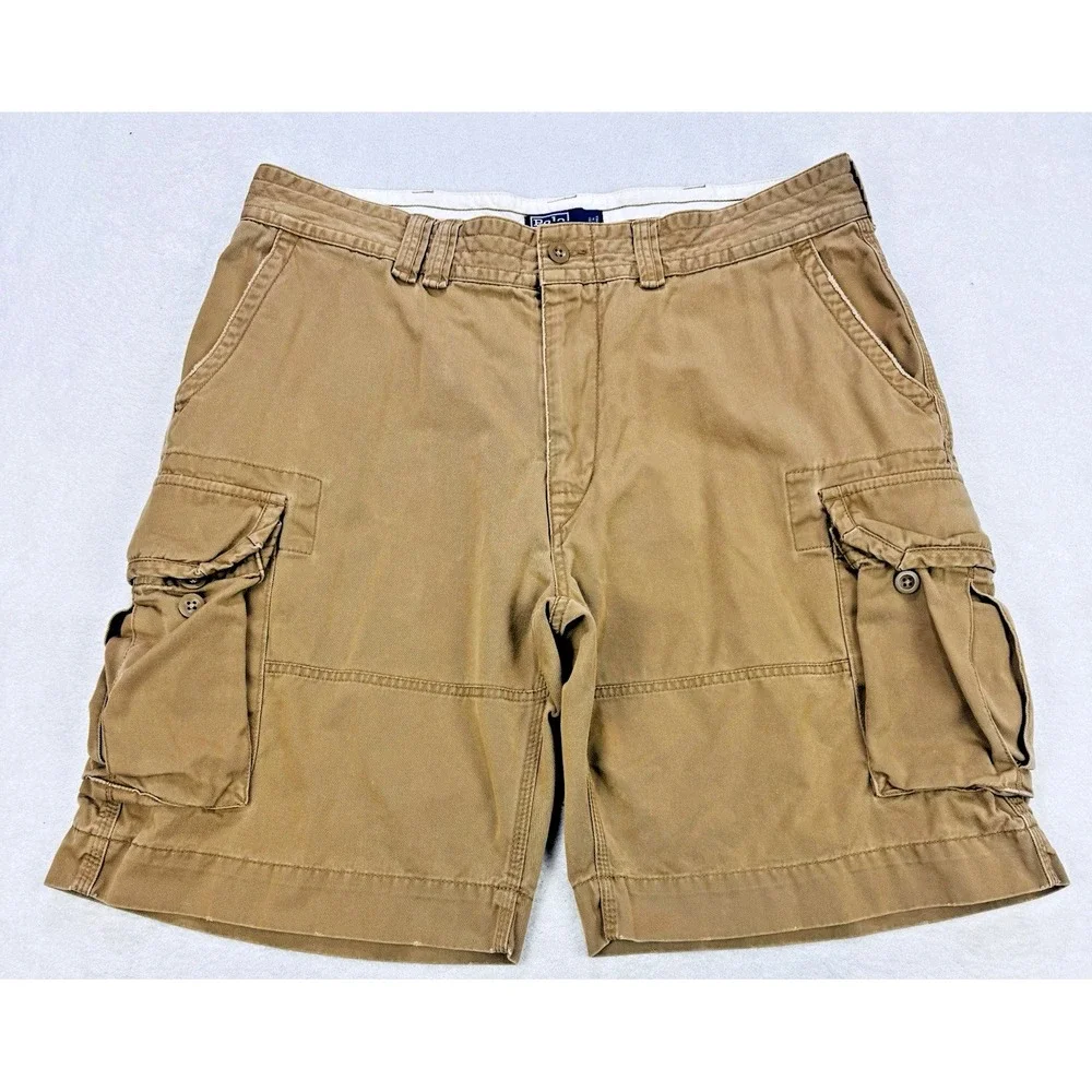 Polo Ralph Lauren‎ VTG Shorts Mens 38 Khaki 10.5